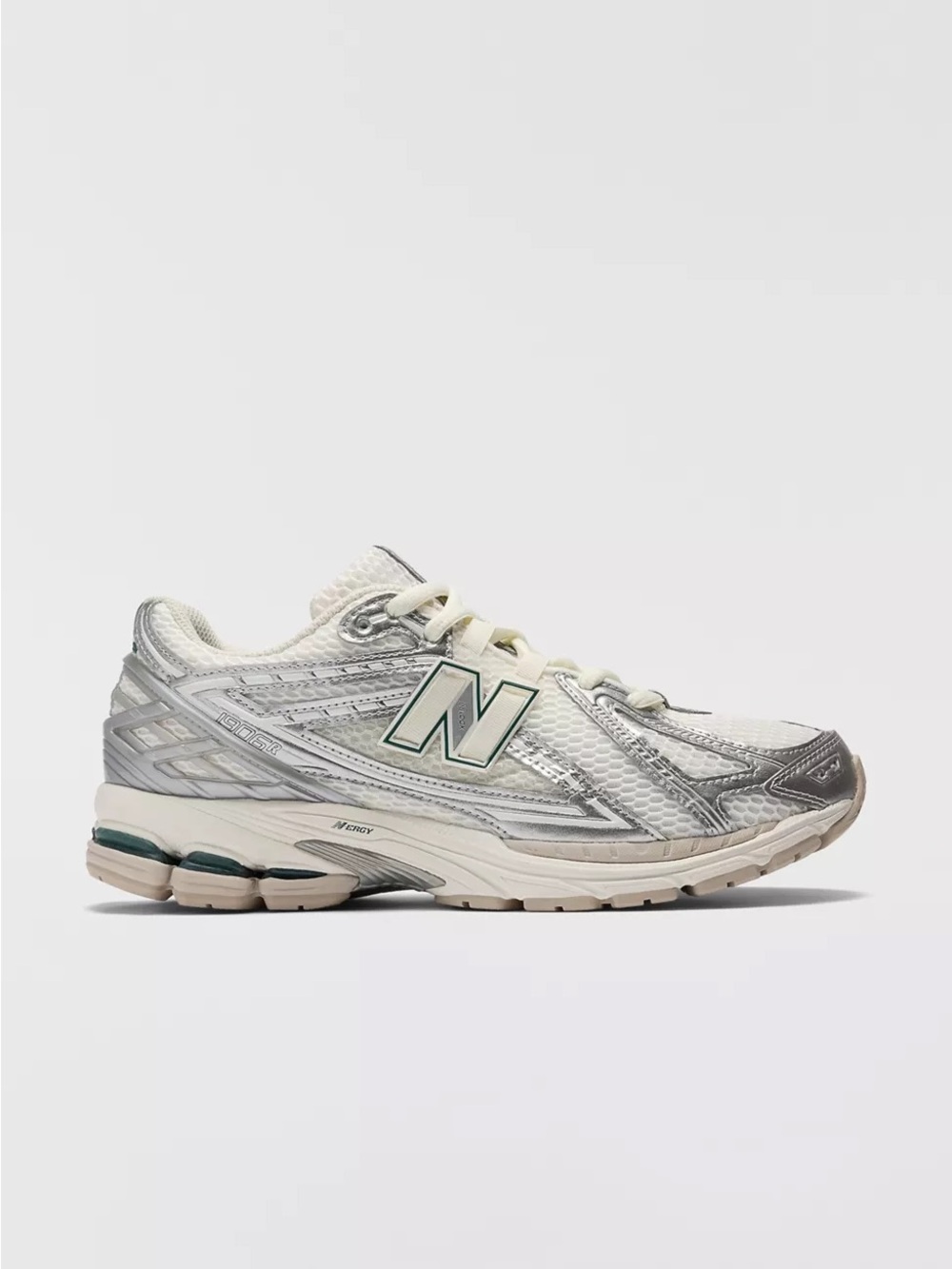 New Balance 1906R Sneakers Women's Silver Metallic and Sea Salt Cream Running - Picture 4 of 4